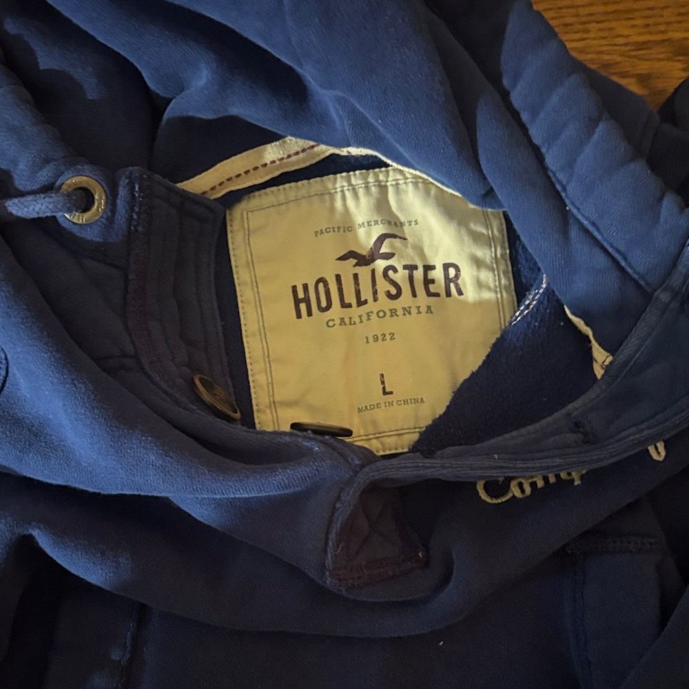 Hollister Men's Navy Lightweight Shirt Jacket